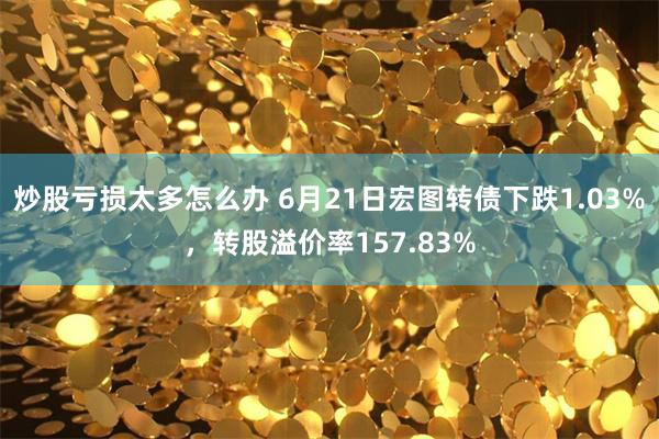 炒股亏损太多怎么办 6月21日宏图转债下跌1.03%，转股溢价率157.83%