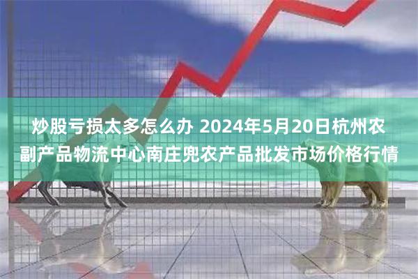 炒股亏损太多怎么办 2024年5月20日杭州农副产品物流中心南庄兜农产品批发市场价格行情