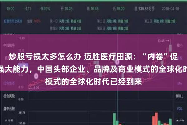 炒股亏损太多怎么办 迈胜医疗田源：“内卷”促使企业练就强大能力，中国头部企业、品牌及商业模式的全球化时代已经到来