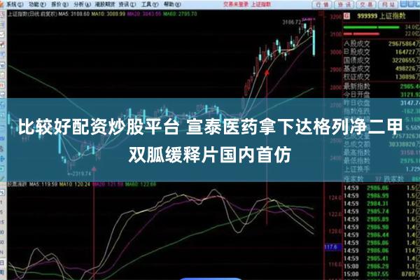 比较好配资炒股平台 宣泰医药拿下达格列净二甲双胍缓释片国内首仿