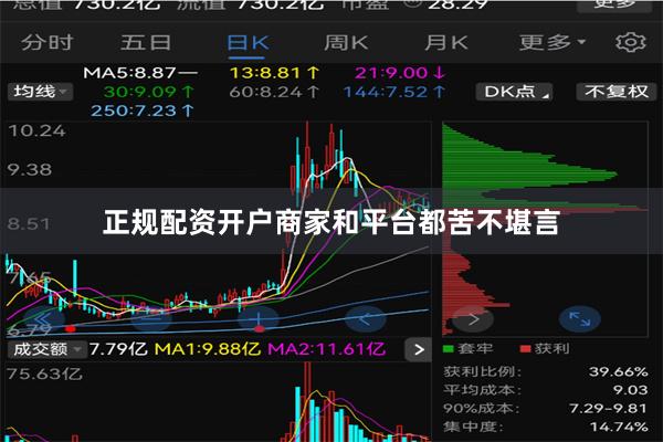 正规配资开户商家和平台都苦不堪言